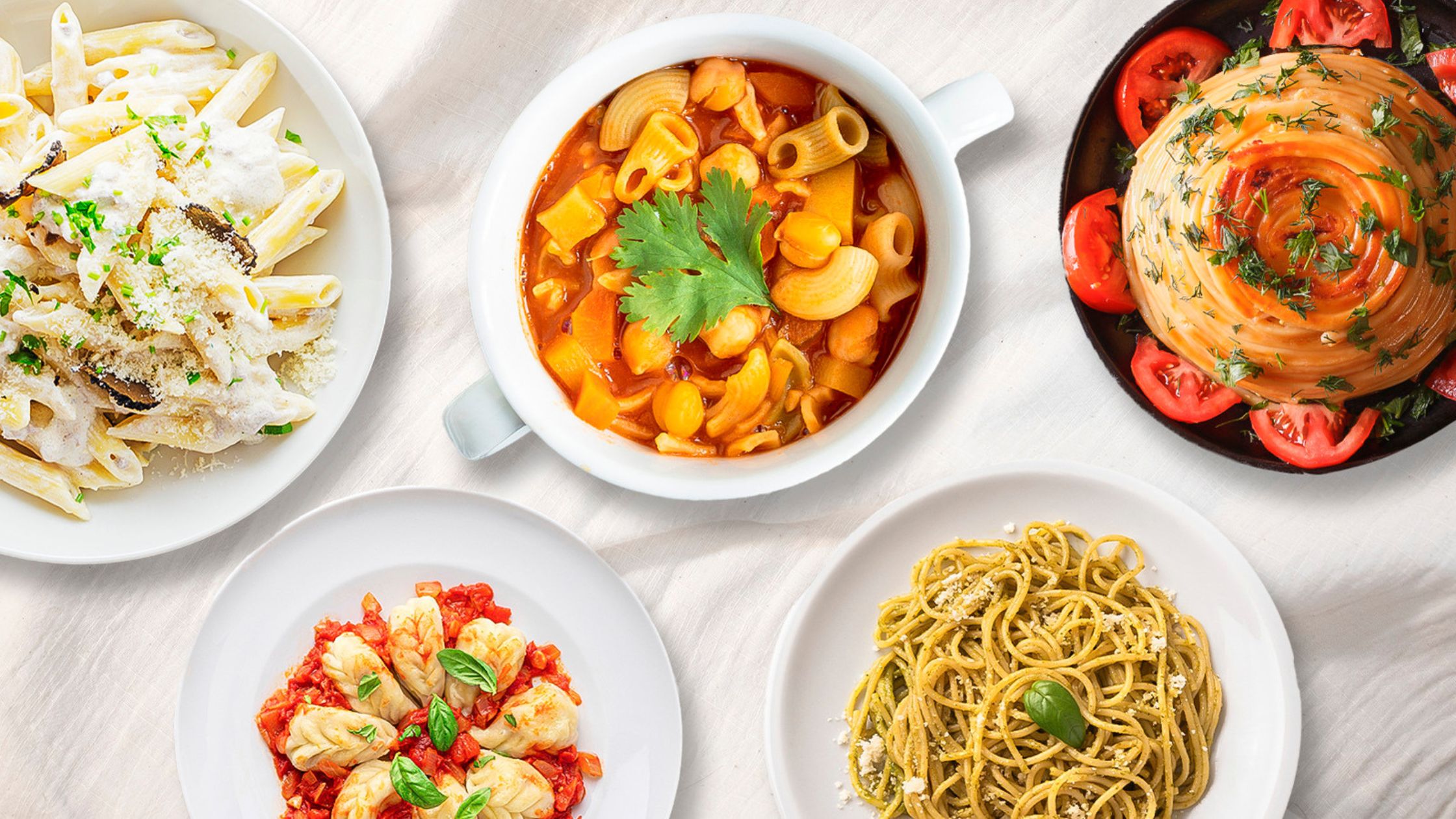  Pasta and Italian Dishes